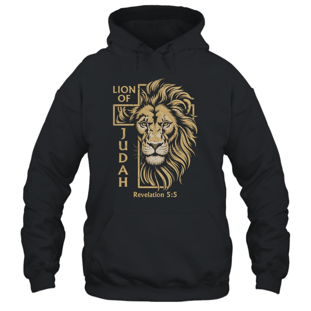 Lion Of Judah Revelation 5:5 Christian Men Faith Graphic Shirt & Hoodie | siriusteestore