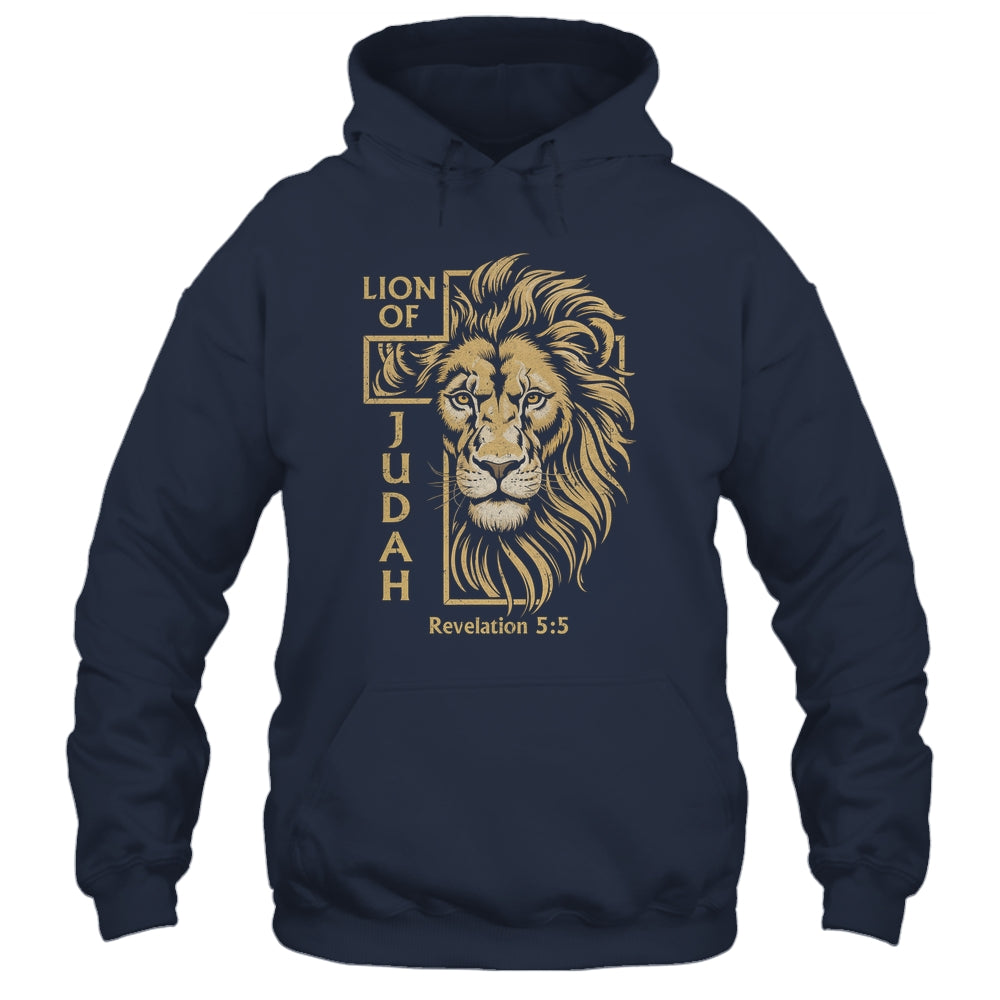 Lion Of Judah Revelation 5:5 Christian Men Faith Graphic Shirt & Hoodie | siriusteestore