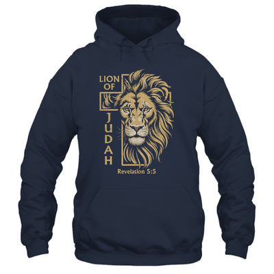 Lion Of Judah Revelation 5:5 Christian Men Faith Graphic Shirt & Hoodie | siriusteestore