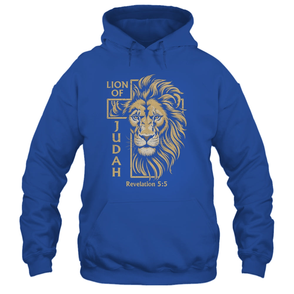 Lion Of Judah Revelation 5:5 Christian Men Faith Graphic Shirt & Hoodie | siriusteestore