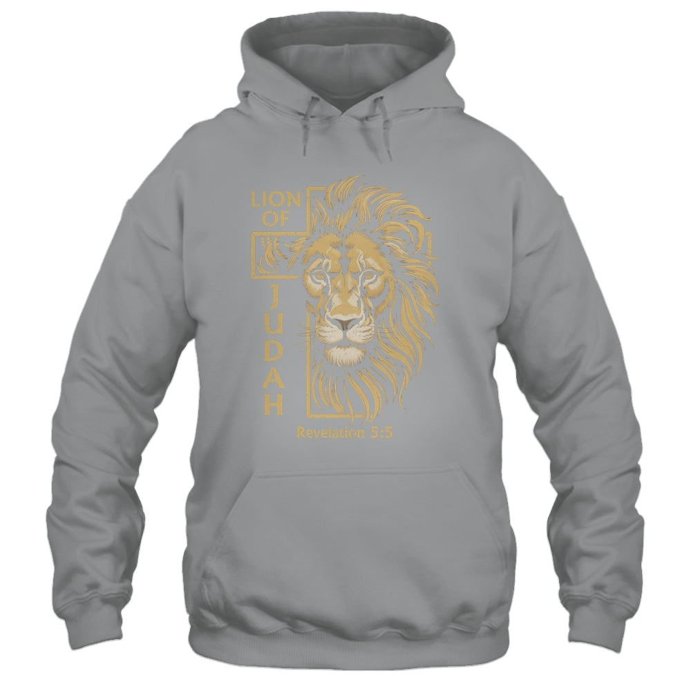 Lion Of Judah Revelation 5:5 Christian Men Faith Graphic Shirt & Hoodie | siriusteestore