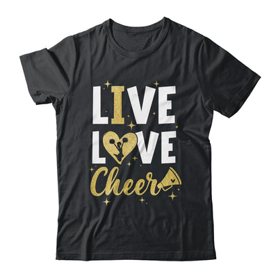 Live Love Cheer Girl Cheerleading Cheerleader Women Girls Shirt & Tank Top | siriusteestore
