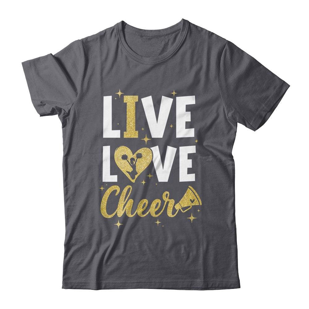 Live Love Cheer Girl Cheerleading Cheerleader Women Girls Shirt & Tank Top | siriusteestore