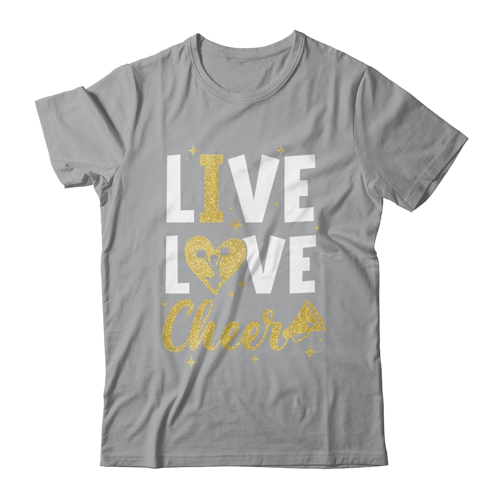 Live Love Cheer Girl Cheerleading Cheerleader Women Girls Shirt & Tank Top | siriusteestore