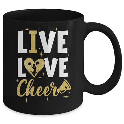 Live Love Cheer Girl Cheerleading Cheerleader Women Girls Mug | siriusteestore