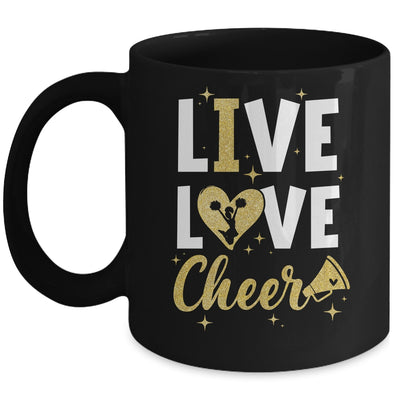 Live Love Cheer Girl Cheerleading Cheerleader Women Girls Mug | siriusteestore
