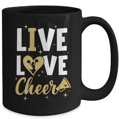 Live Love Cheer Girl Cheerleading Cheerleader Women Girls Mug | siriusteestore