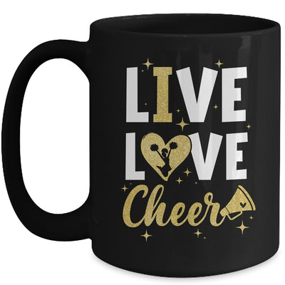 Live Love Cheer Girl Cheerleading Cheerleader Women Girls Mug | siriusteestore