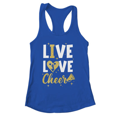 Live Love Cheer Girl Cheerleading Cheerleader Women Girls Shirt & Tank Top | siriusteestore