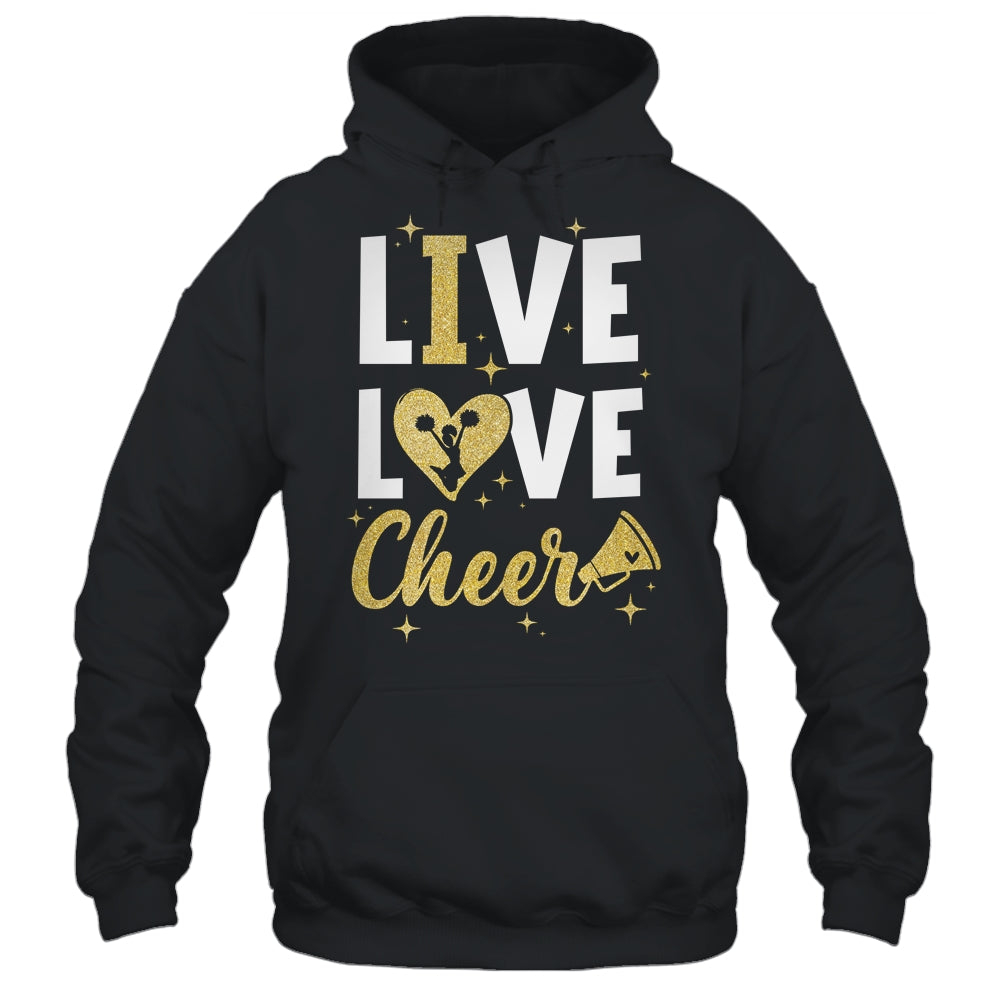 Live Love Cheer Girl Cheerleading Cheerleader Women Girls Shirt & Tank Top | siriusteestore