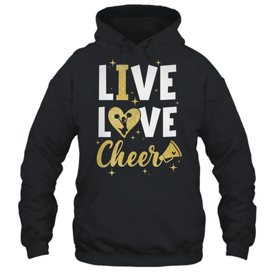Live Love Cheer Girl Cheerleading Cheerleader Women Girls Shirt & Tank Top | siriusteestore