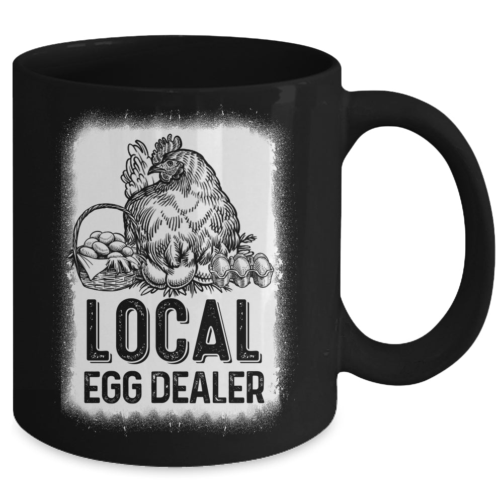 Local Egg Dealer Funny Bleached Chicken Lover Farm Farmer Mug | siriusteestore