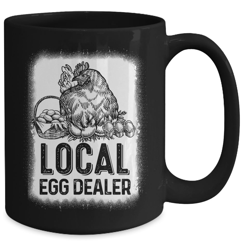 Local Egg Dealer Funny Bleached Chicken Lover Farm Farmer Mug | siriusteestore