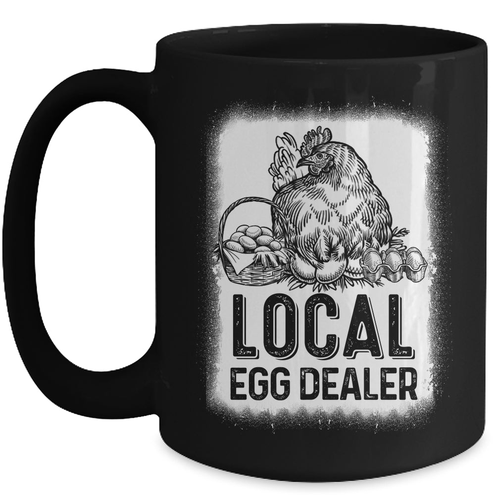 Local Egg Dealer Funny Bleached Chicken Lover Farm Farmer Mug | siriusteestore