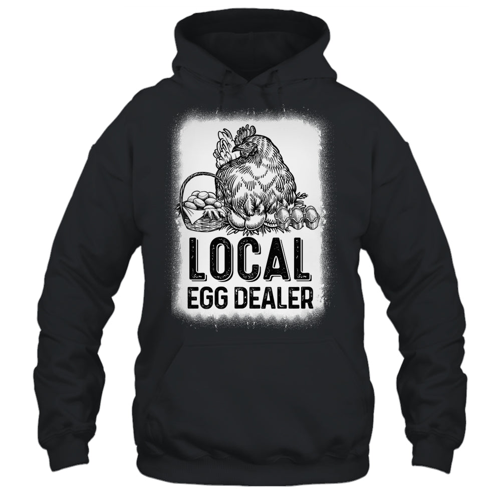 Local Egg Dealer Funny Bleached Chicken Lover Farm Farmer Shirt & Tank Top | siriusteestore