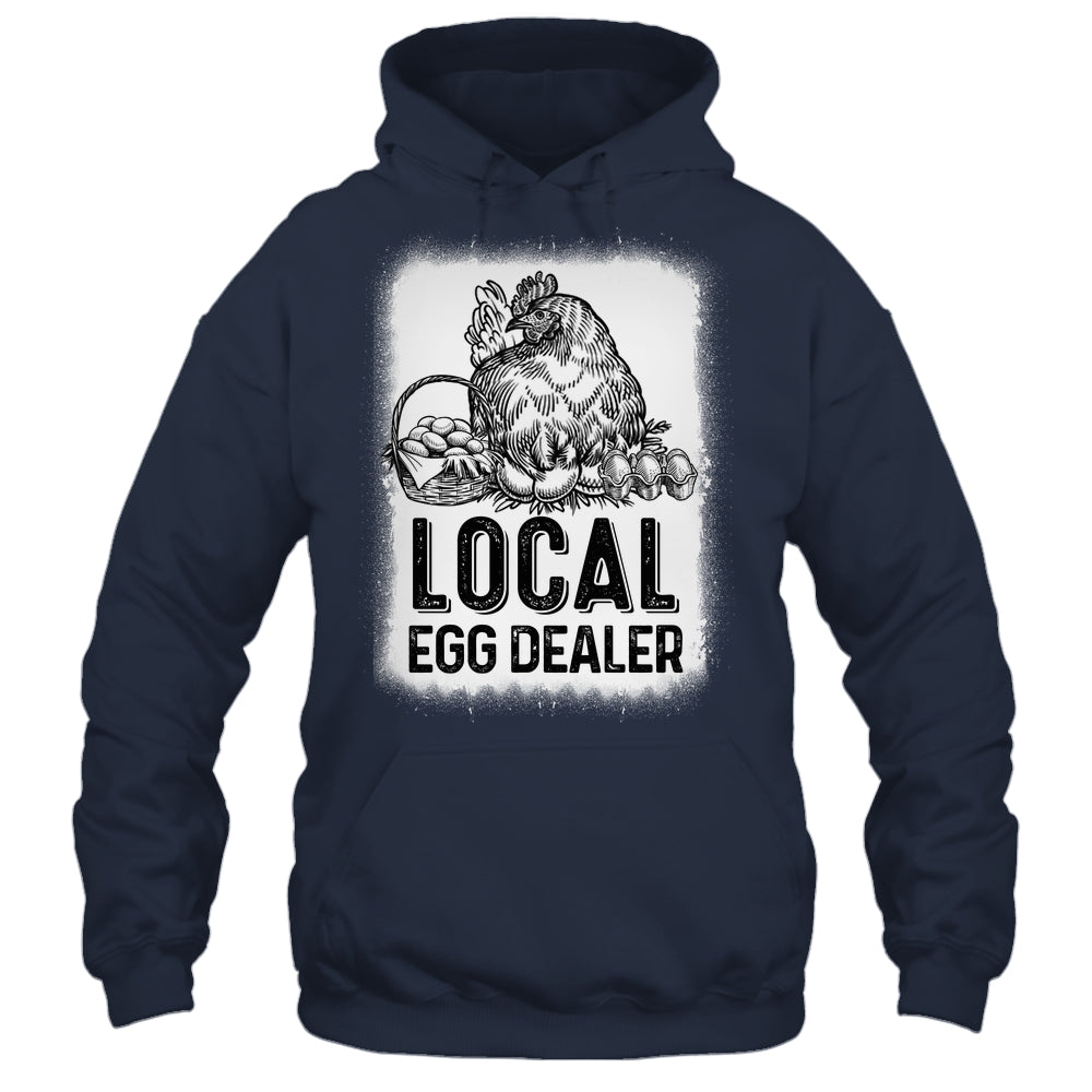 Local Egg Dealer Funny Bleached Chicken Lover Farm Farmer Shirt & Tank Top | siriusteestore