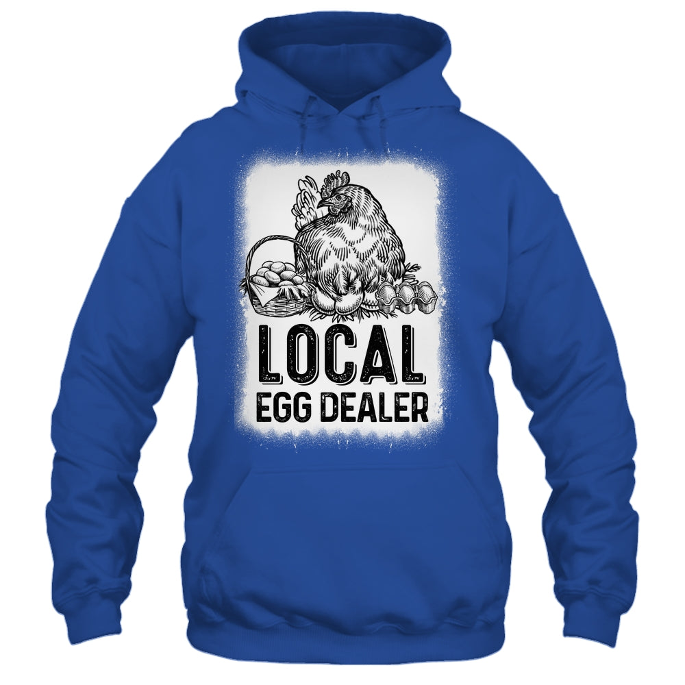 Local Egg Dealer Funny Bleached Chicken Lover Farm Farmer Shirt & Tank Top | siriusteestore