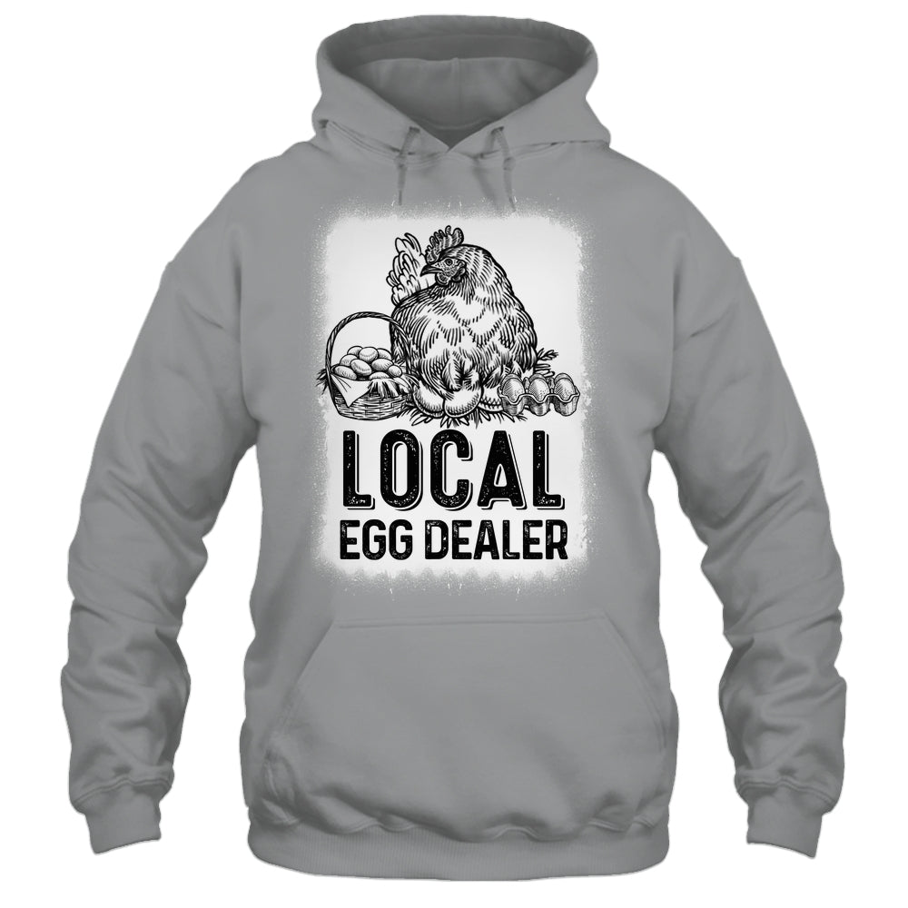 Local Egg Dealer Funny Bleached Chicken Lover Farm Farmer Shirt & Tank Top | siriusteestore
