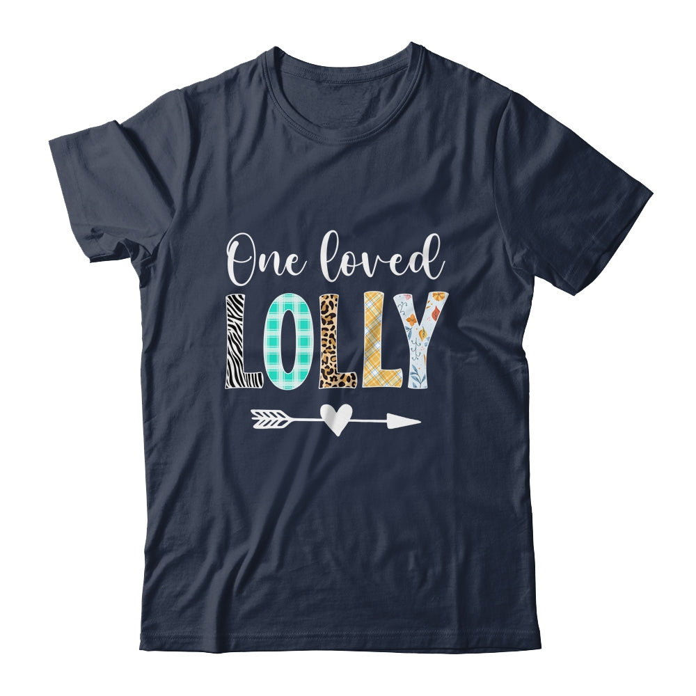 Lolly Women Cute Design One Loved Lolly Mother's Day Shirt & Tank Top | siriusteestore