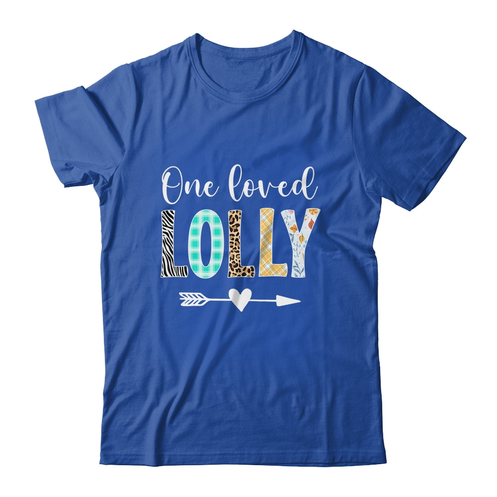 Lolly Women Cute Design One Loved Lolly Mother's Day Shirt & Tank Top | siriusteestore