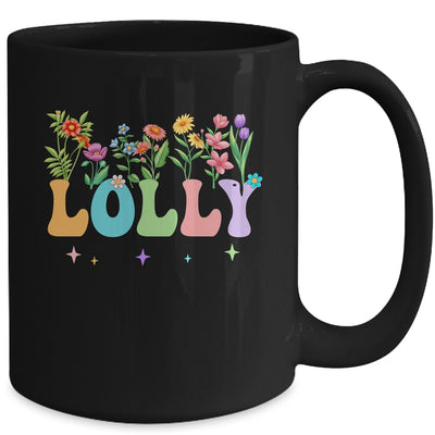 Lolly Women Wildflower Floral Design Lolly Mothers Day Mug | siriusteestore