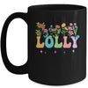 Lolly Women Wildflower Floral Design Lolly Mothers Day Mug | siriusteestore