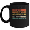 Look At You Landing My Mom And Getting Me As A Bonus Retro Mug | siriusteestore