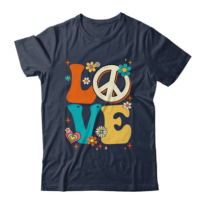 Love 60's 70's Party Outfit Groovy Hippie Costume Peace Sign Shirt & Tank Top | siriusteestore