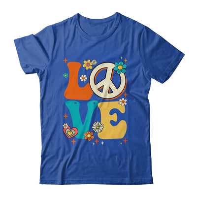 Love 60's 70's Party Outfit Groovy Hippie Costume Peace Sign Shirt & Tank Top | siriusteestore