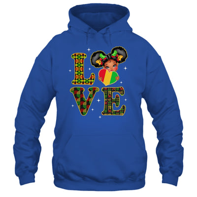 Love Black History Month Strong African Girls Kids Shirt & Hoodie | siriusteestore