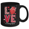 Love Cardiology Cardiologist Cardiac Nurse Valentines Day Mug | siriusteestore