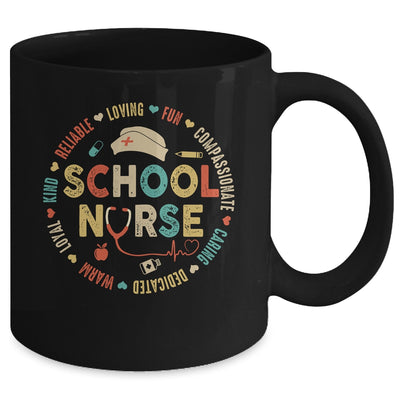 Love Heart RN Nursing School Nurse Graduation Vintage Mug | siriusteestore