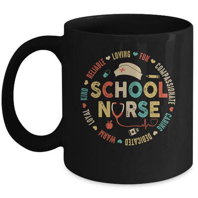 Love Heart RN Nursing School Nurse Graduation Vintage Mug | siriusteestore