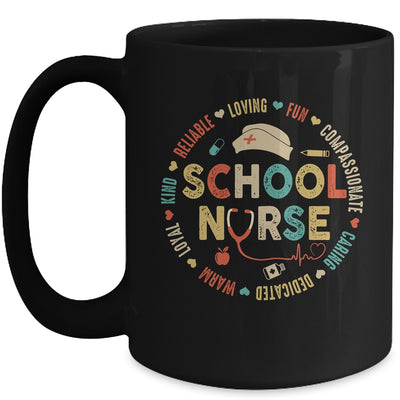 Love Heart RN Nursing School Nurse Graduation Vintage Mug | siriusteestore