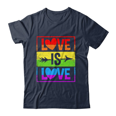 Love Is Love LGBT Gay Lesbian Pride LGBTQ Rainbow Color Shirt & Tank Top | siriusteestore
