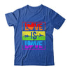 Love Is Love LGBT Gay Lesbian Pride LGBTQ Rainbow Color Shirt & Tank Top | siriusteestore