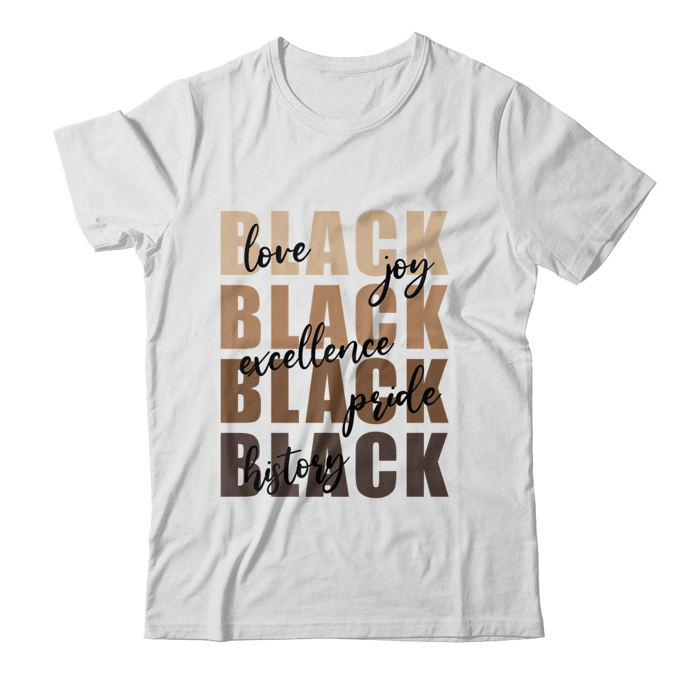 Love Joy Excellence Price Black History Month African Women Shirt & Tank Top | siriusteestore