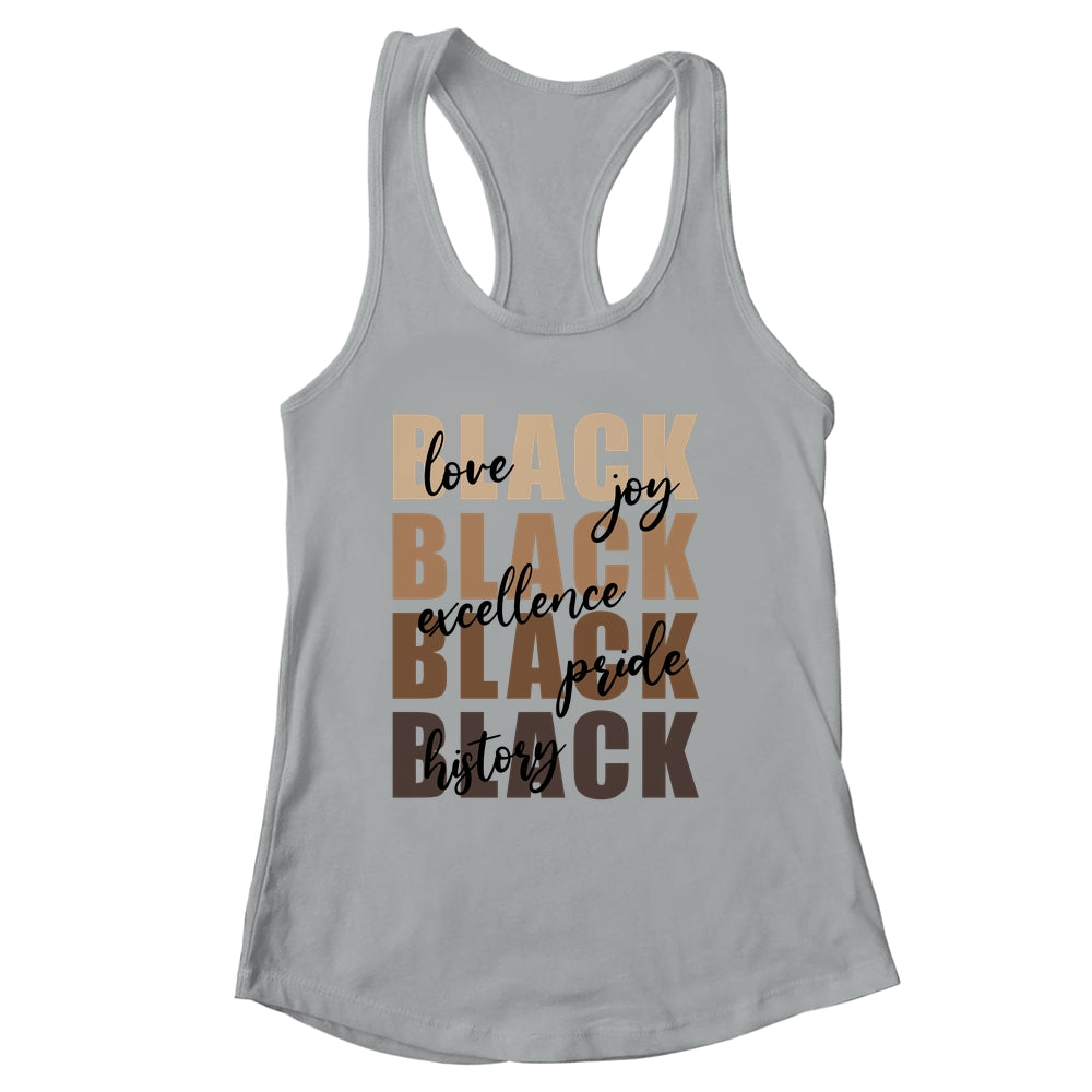 Love Joy Excellence Price Black History Month African Women Shirt & Tank Top | siriusteestore