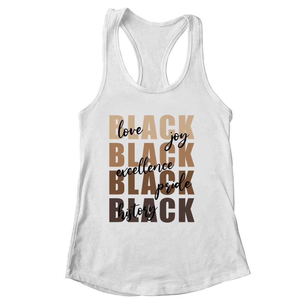 Love Joy Excellence Price Black History Month African Women Shirt & Tank Top | siriusteestore