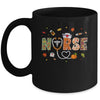 Love Nurse Life Pumpkin Fall Autumn Thanksgiving Nursing Mug | siriusteestore