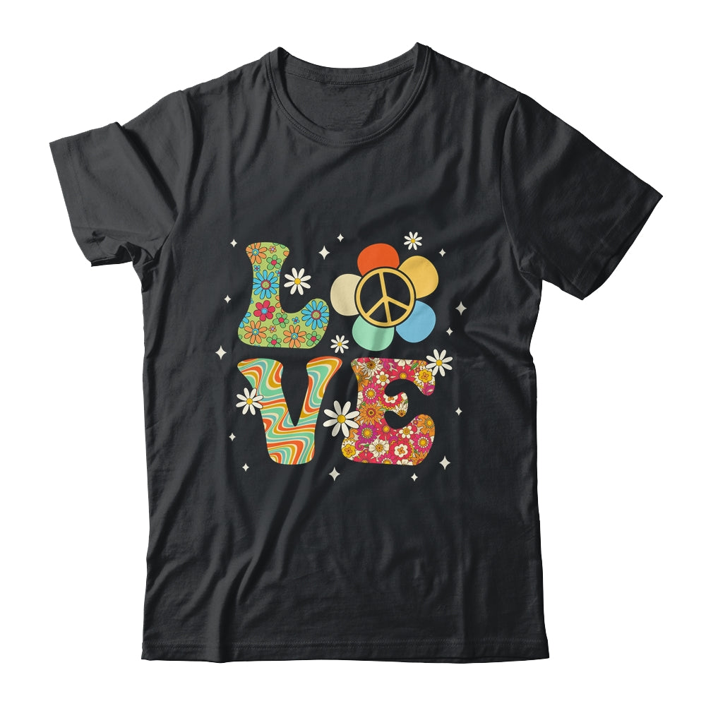 Love Peace Sign 60's 70's Costume Party Outfit Groovy Hippie Shirt & Tank Top | siriusteestore