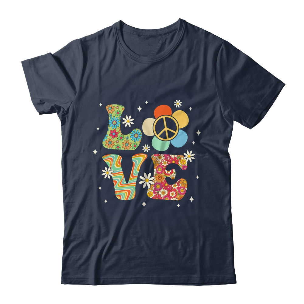 Love Peace Sign 60's 70's Costume Party Outfit Groovy Hippie Shirt & Tank Top | siriusteestore