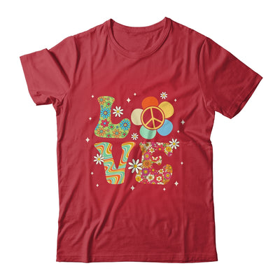 Love Peace Sign 60's 70's Costume Party Outfit Groovy Hippie Shirt & Tank Top | siriusteestore