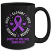 Love Support Domestic Violence Awareness Men Women Mug | siriusteestore