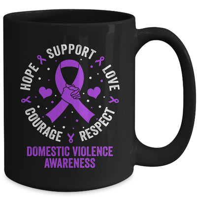 Love Support Domestic Violence Awareness Men Women Mug | siriusteestore