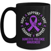 Love Support Domestic Violence Awareness Men Women Mug | siriusteestore