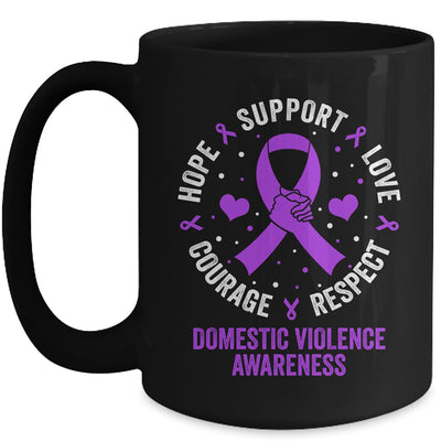 Love Support Domestic Violence Awareness Men Women Mug | siriusteestore