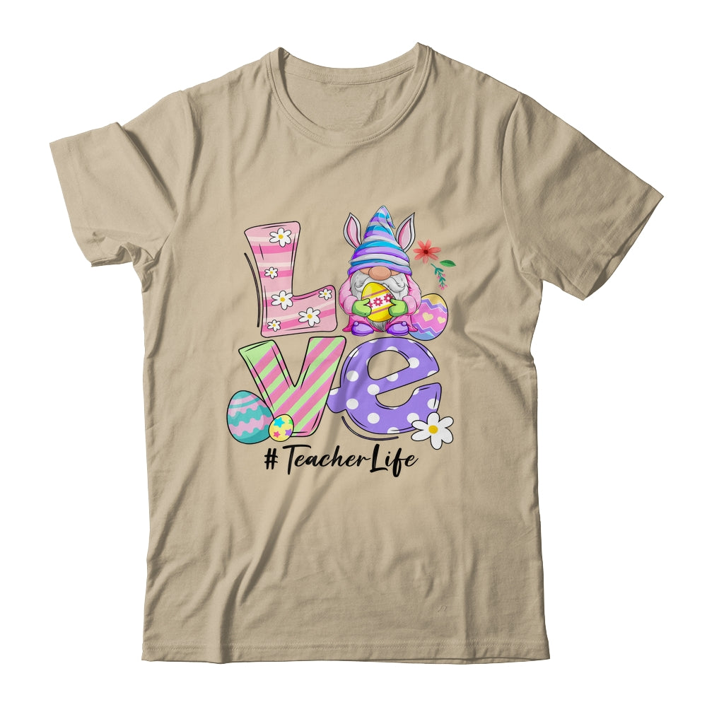 Love Teacher Life Easter Gnome Egg Shirt & Hoodie | siriusteestore