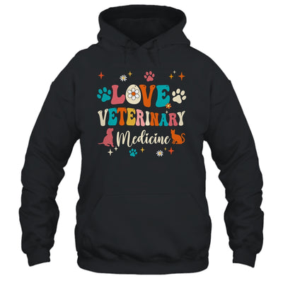 Love Veterinary Medicine Vet Tech For Women Girls Groovy Shirt & Tank Top | siriusteestore