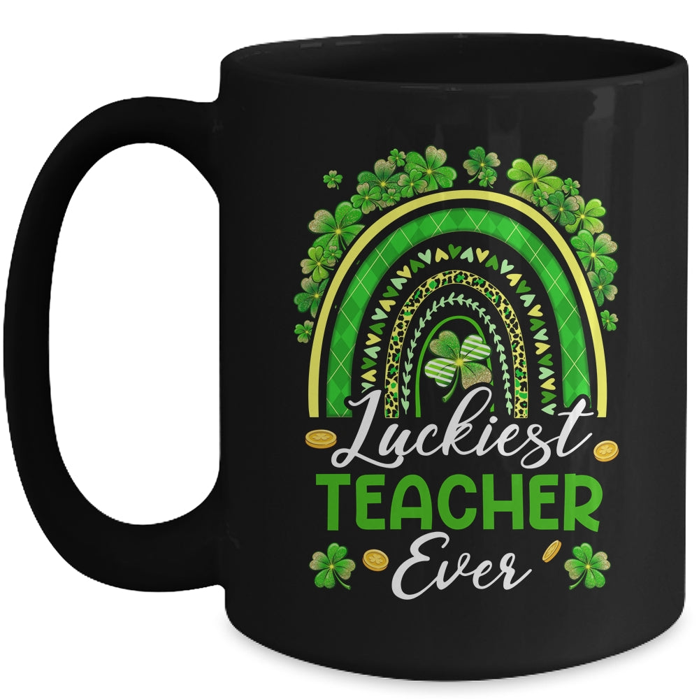 Luckiest Teacher Ever St Patricks Day Cute Men Women Mug | siriusteestore